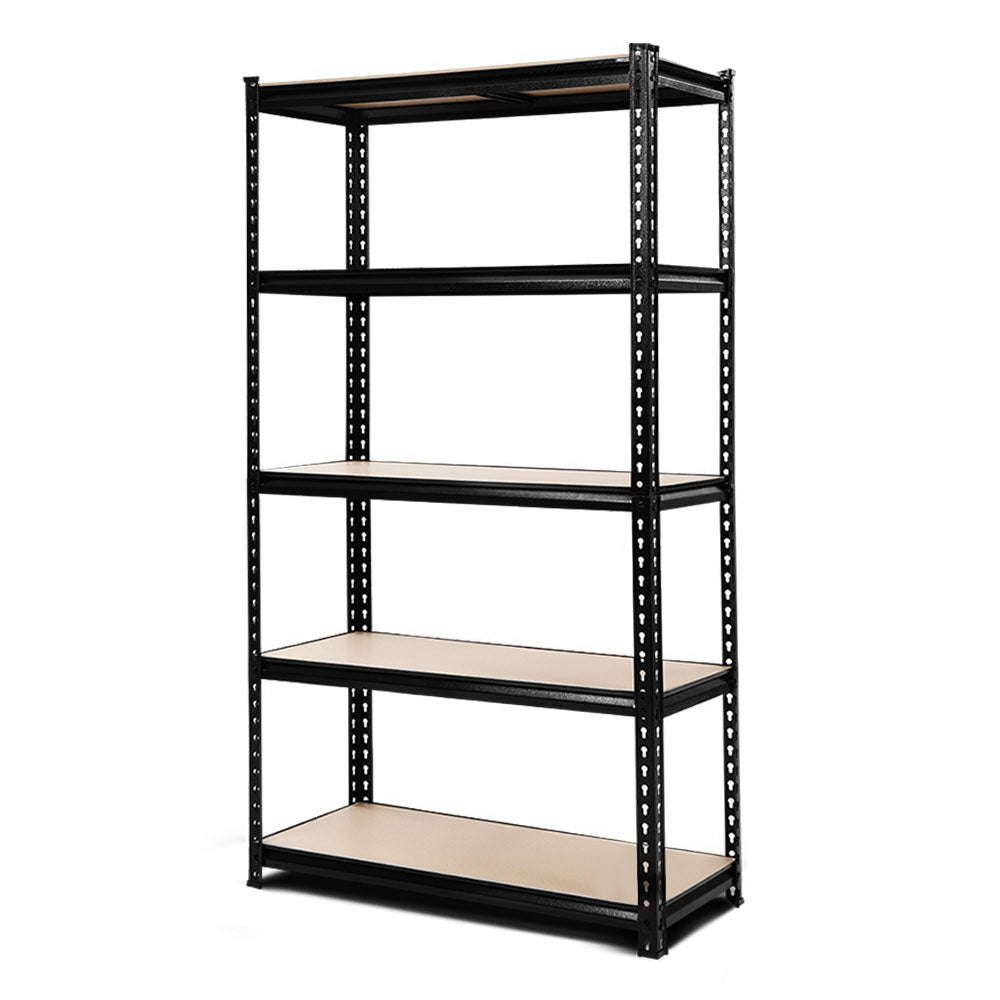 Giantz 1.8M Garage Shelving Warehouse Rack Pallet Racking Storage Shelve Black - Cosy Abode