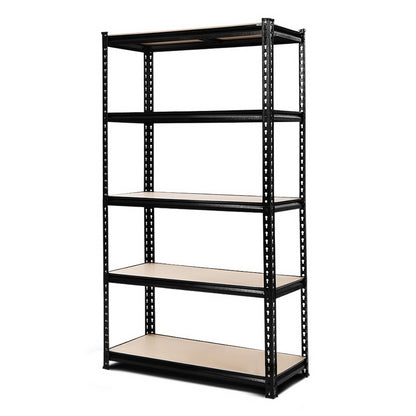 Giantz 1.8M Garage Shelving Warehouse Rack Pallet Racking Storage Shelve Black - Cosy Abode