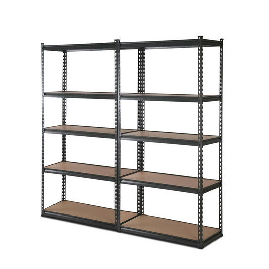 Giantz 2x1.8M Garage Shelving Warehouse Rack Pallet Racking Storage Charcoal - Cosy Abode