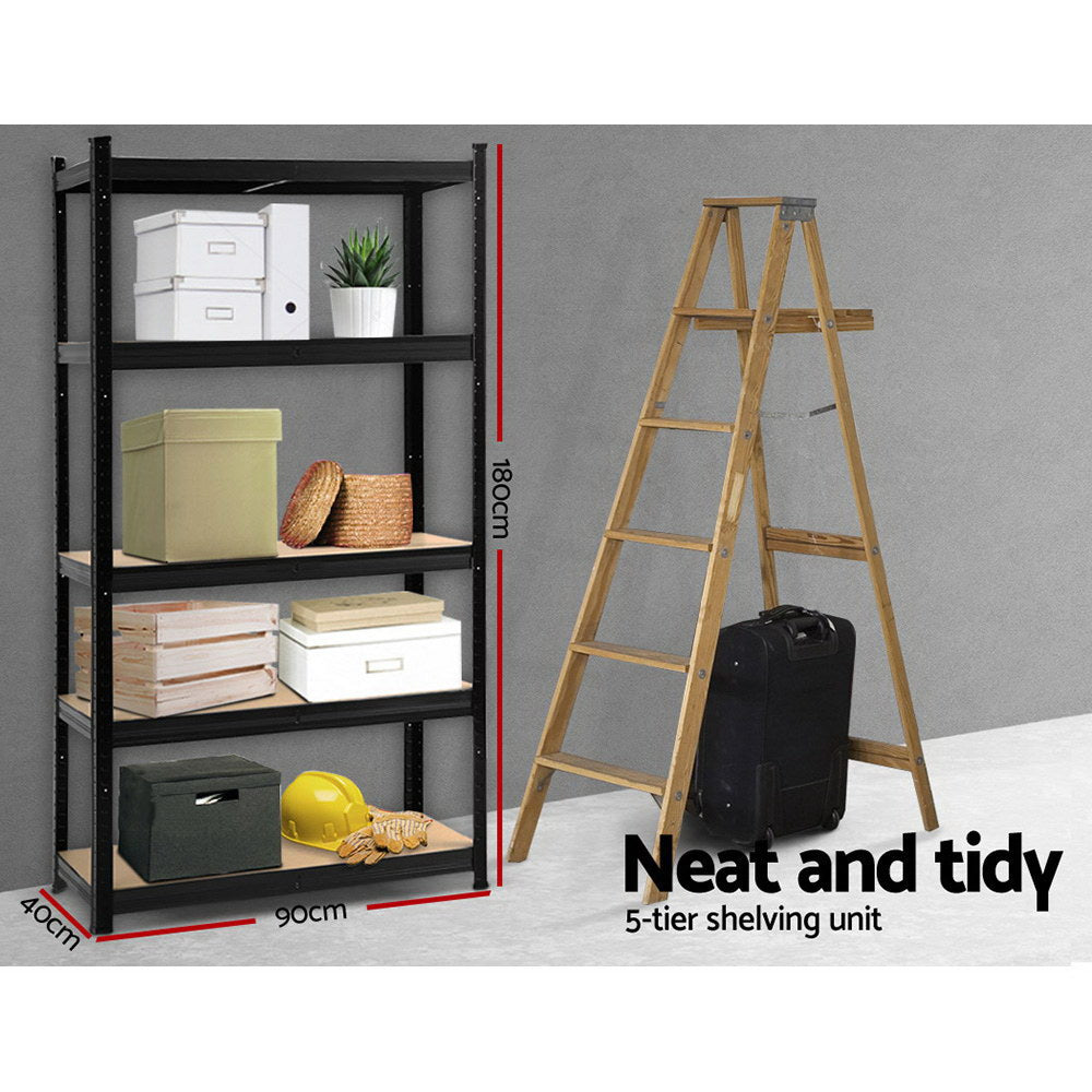 Giantz 1.8M Warehouse Racking Rack Shelving Garage Storage Steel Metal Shelves - Cosy Abode