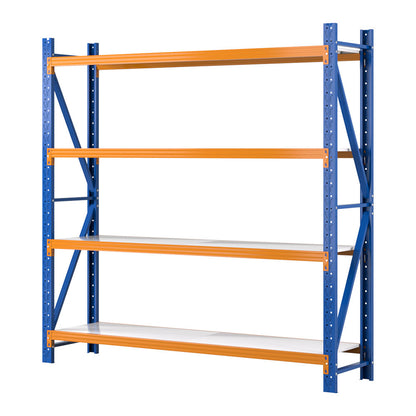 Giantz 2Mx2M Garage Shelving Warehouse Rack Pallet Racking Storage Shelf Blue - Cosy Abode
