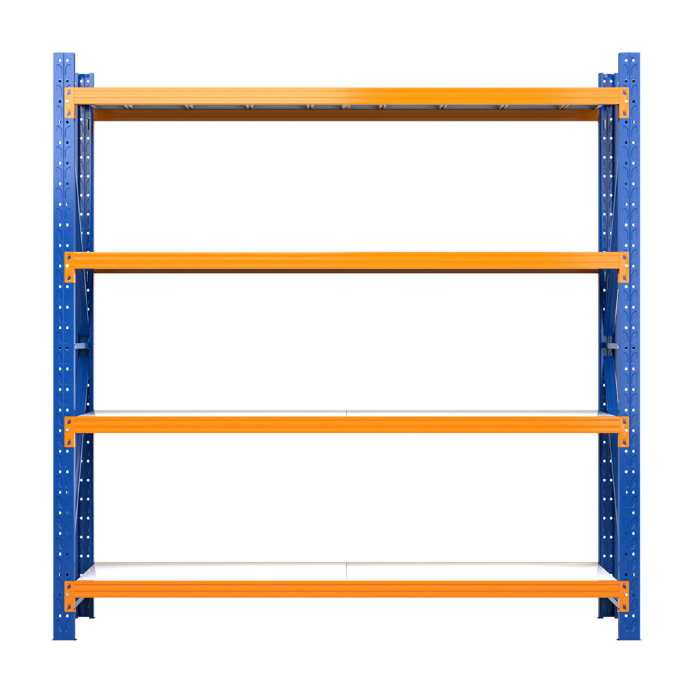 Giantz 2Mx2M Garage Shelving Warehouse Rack Pallet Racking Storage Shelf Blue - Cosy Abode