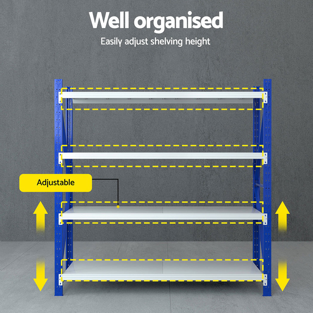 Giantz 2Mx2M Warehouse Shelving Garage Rack - Cosy Abode