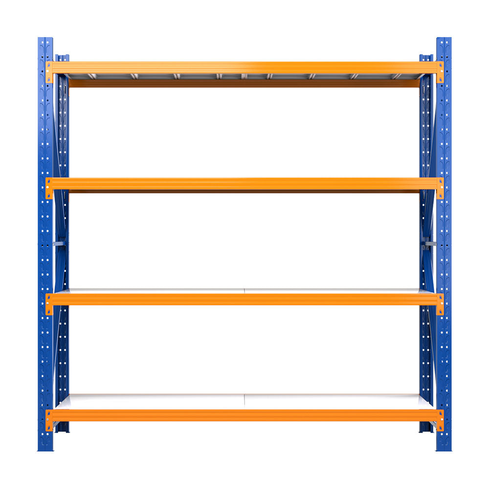 Giantz 2Mx2M Garage Shelving Warehouse Rack Pallet Racking Storage Shelf Blue - Cosy Abode