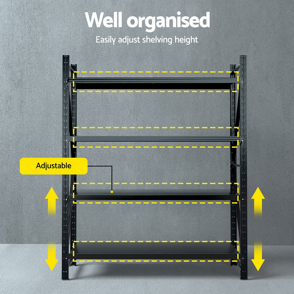 Giantz 2.4Mx2M Warehouse Shelving Garage Rack - Cosy Abode
