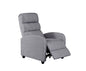 Luxury Fabric Recliner Chair - Grey - Cosy Abode