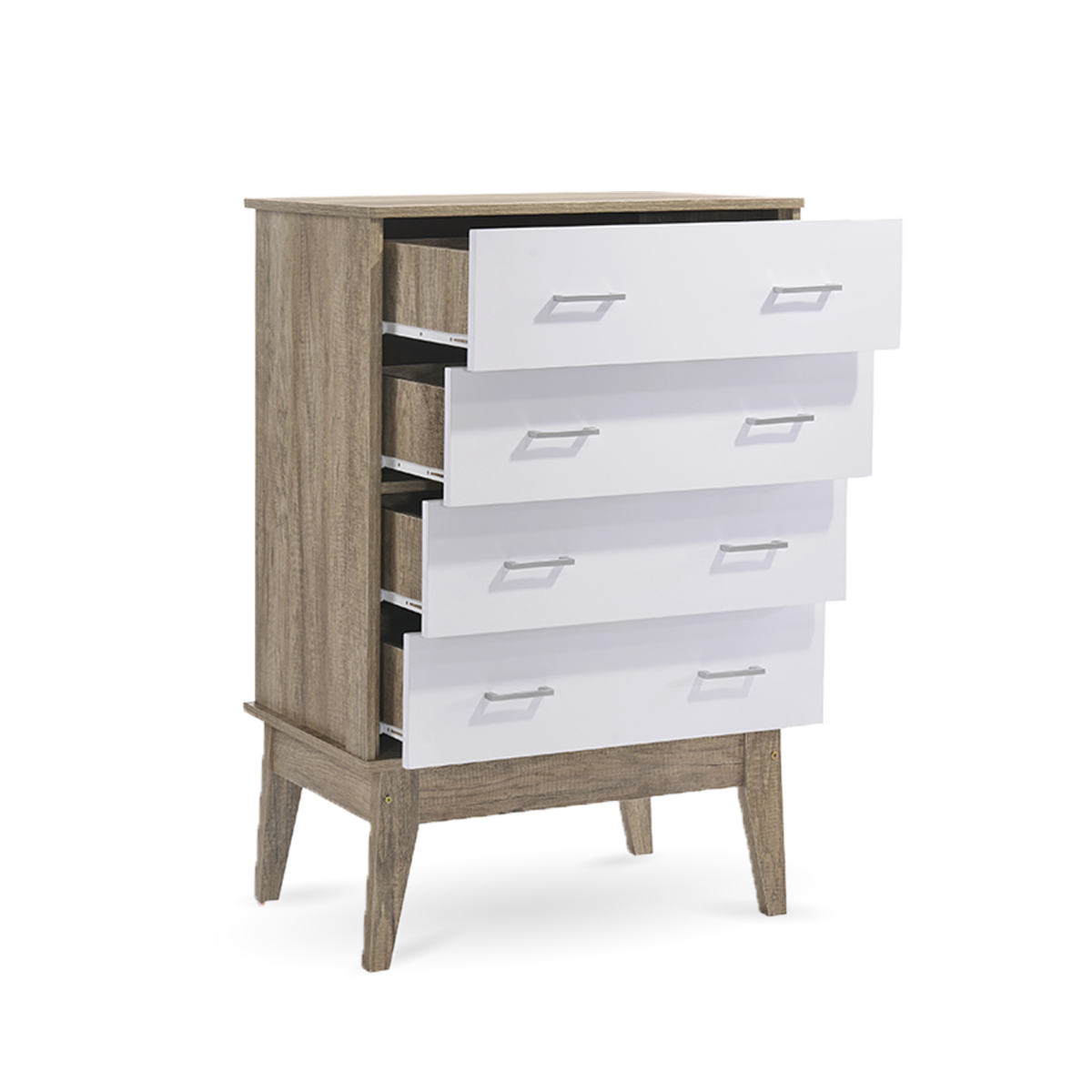 Tallboy Chest of Drawer Oak - Cosy Abode